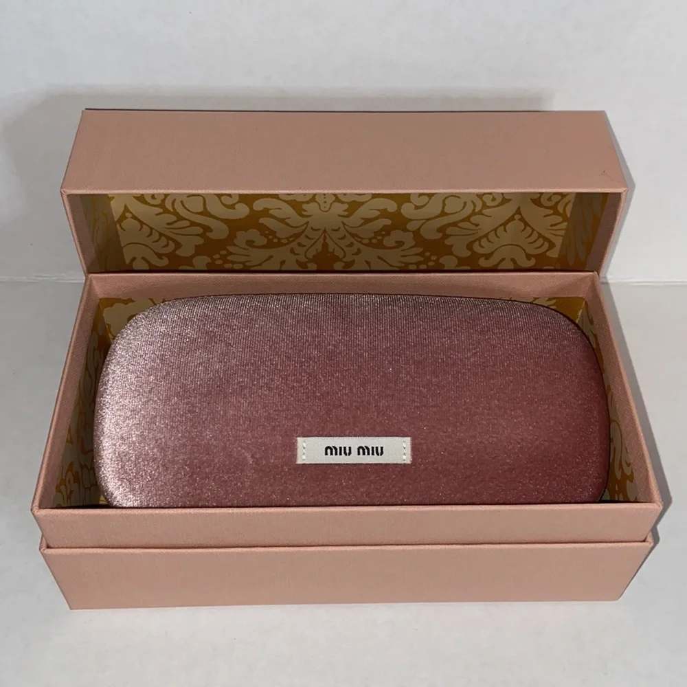 Designer NEW IN BOX - MIU MIU MU 50SS Round Wire Rim Designer Sunglasses, Gold